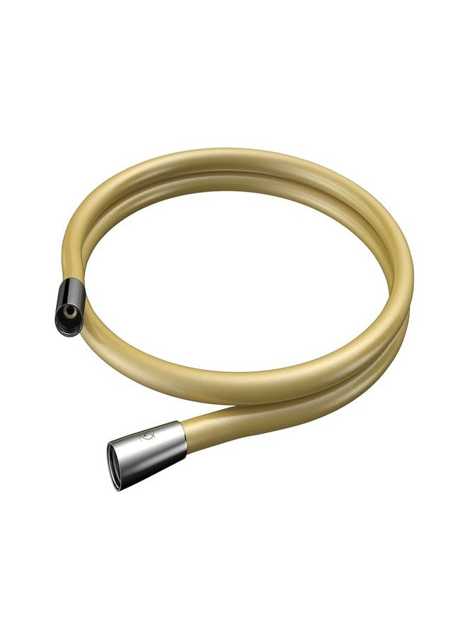 R. N. RN PVC Shower Hose Flexible Connecting Pipe 1.5 mtr | Bathroom Health Faucet Hand Shower Tube - Gold Color_6270G - Image 1